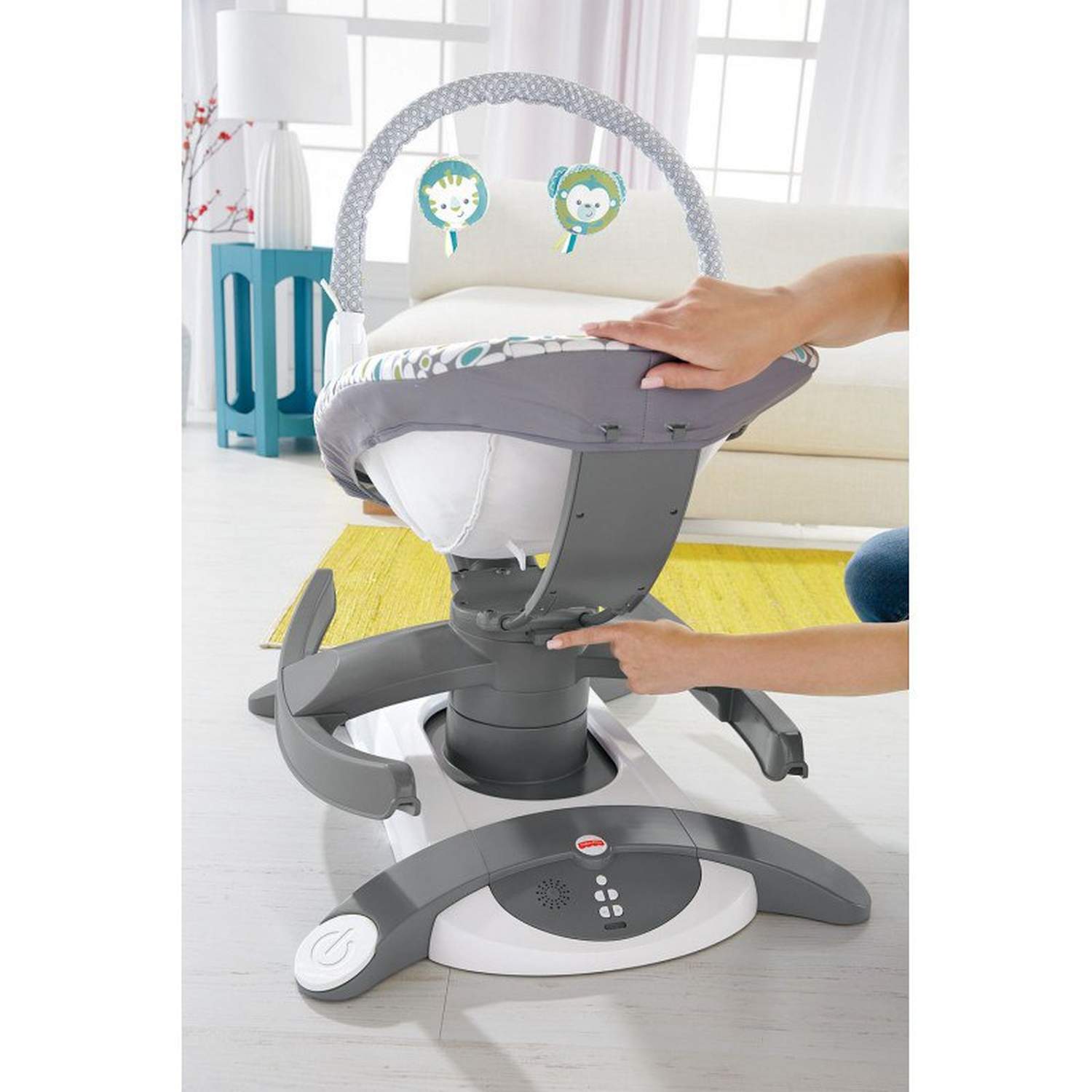 КАЧЕЛИ-ШЕЗЛОНГ «ROCK ‘N GLIDE» FISHER-PRICE